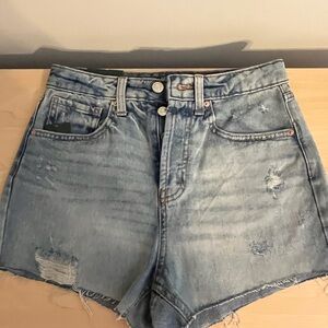 Wild Fable Light Blue Distressed Jean Shorts